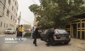 گزارش تصویری/ گرد و غبار شدید در ماهشهر