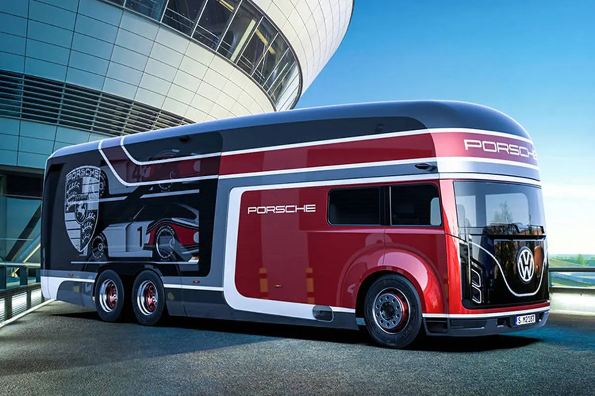 اتوبوس مفهومی پورشه رن اسپورت