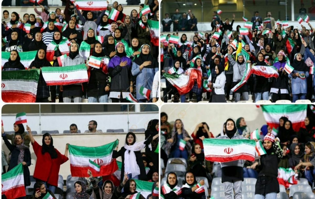 ویدیو/شادی زنان ایرانی پس از گل اول تیم ملی