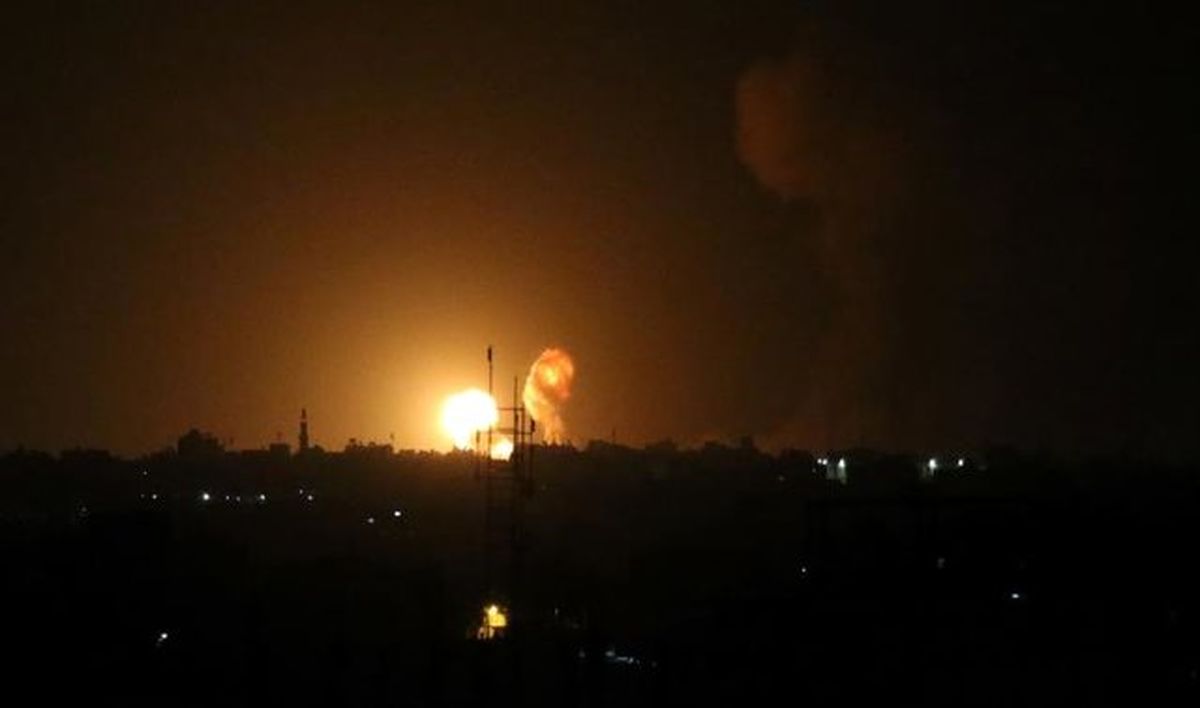 سلسله حملات هوایی رژیم صهیونیستی به اهدافی در غزه