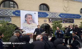 صادق عبداللهی به سوی خانه ابدی بدرقه شد/ مردی که لبخند می‌زد