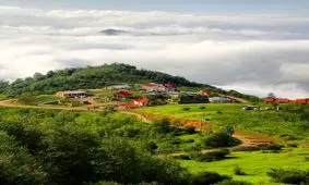 منظره ای زیبا از ارتفاعات املش گیلان ییلاق هالیدشت