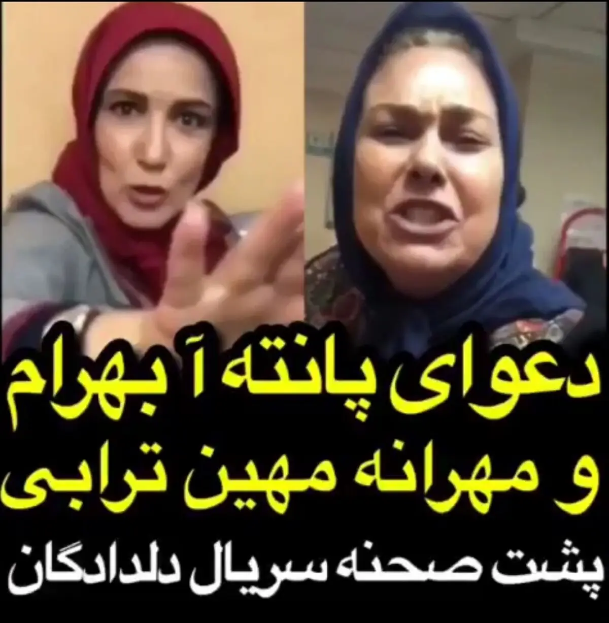دعوای عجیب پانته آ بهرام و مهرانه مهین ترابی