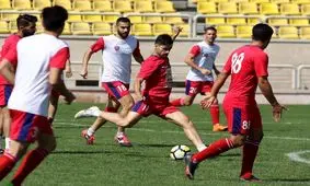 کامیابی‌نیا با پرسپولیس تمرین کرد