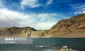 کاهش نسبی حجم آب سد الغدیر ساوه