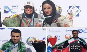 آغاز طلایی پاروزنان ایران در آسیا با کسب چهار مدال طلا و نقره