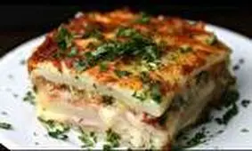 طرز پخت لازانیای سیب زمینی