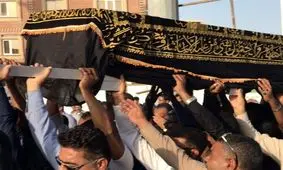 پیکر پدر شهید «زمانی» در طبس تشییع شد