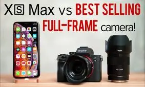 مقایسه دوربین آیفون Xs مکس با سونی A7iii