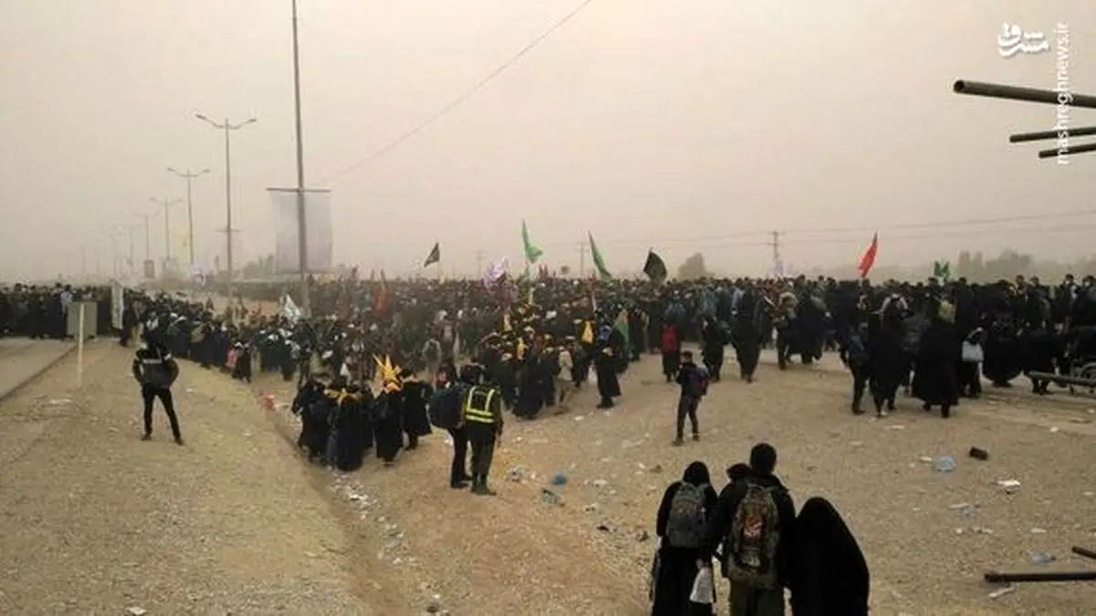 طوفان باسرعت ۷۵ کیلومتر در مرز مهران