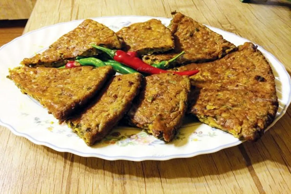 آشنایی با روش تهیه‌ی کوکوی لوبیا سبز