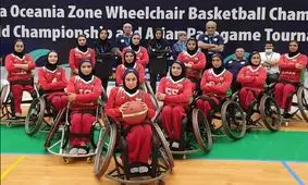 شکست تیم ملی بسکتبال با ویلچر بانوان مقابل ژاپن

