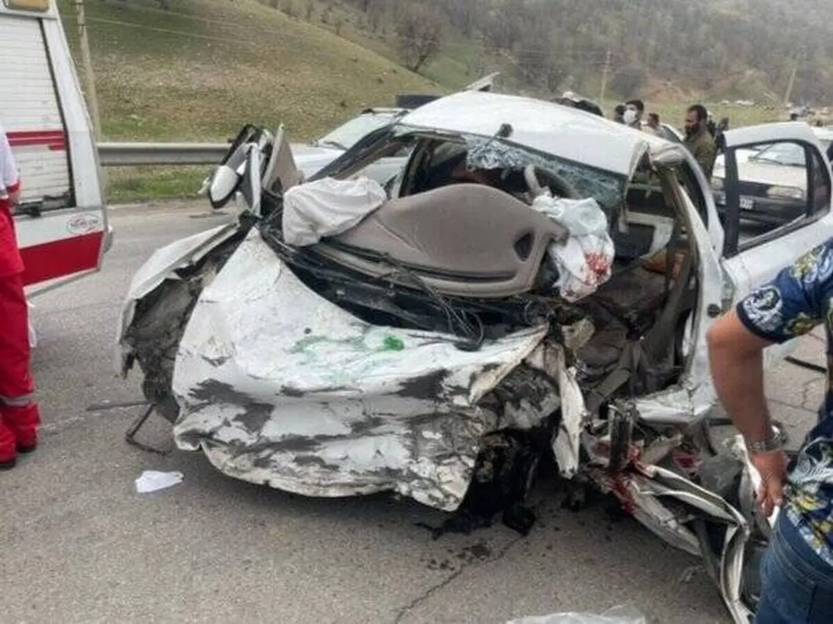 تصادف سمند و دنا در محور یاسوج به اصفهان چهار فوتی برجای گذاشت