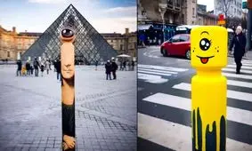 هنر خیابانی؛ خلاقیت هنرمند فرانسوی که جانوران «تک چشم» را به خیابان می‌آورد 