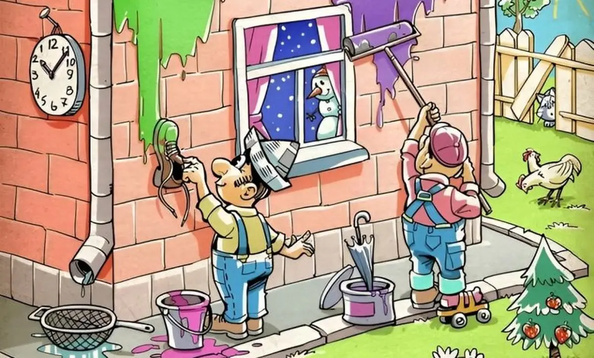 بازی فکری/ برای تشخیص ۹ اشتباه در تصویر 12 ثانیه وقت دارید