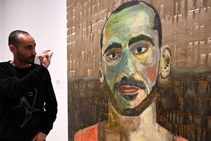 پناهنده ایرانی برای نقاشی با مسواک نامزد دریافت معتبرترین جایزه هنری استرالیا شد