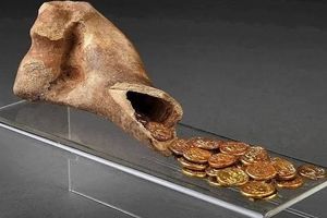 گنج 2 هزارساله که در «استخوان گاو» پنهان شده بود