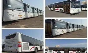 اولین بخش از اتوبوس های جدید آتروس (شرکت ایرانخودرو دیزل) وارد اهواز شد
