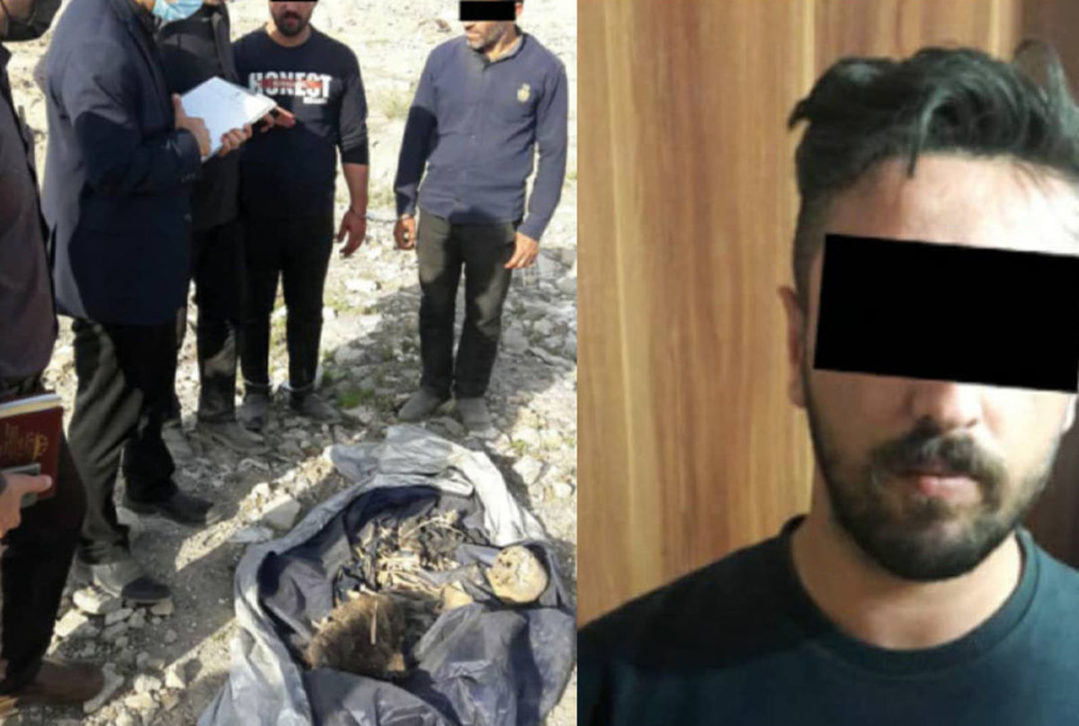 اولین عکس از پدر جنایتکار در مشهد/ کشف جسد دختر و پسر خردسال