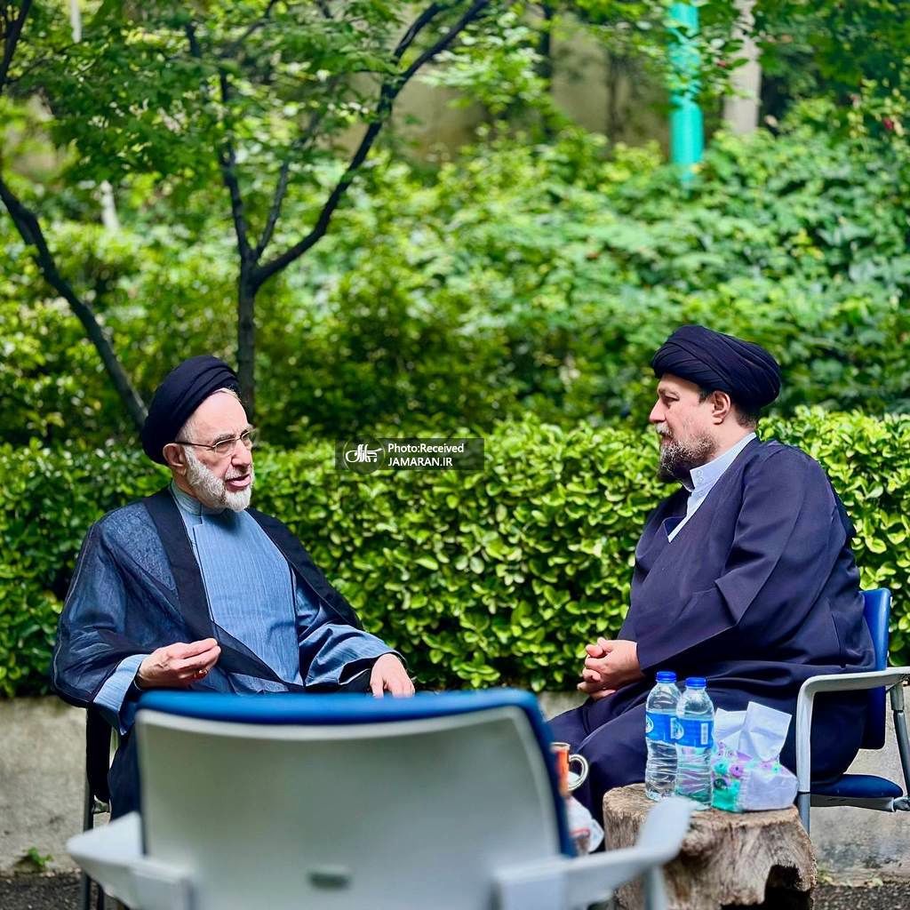 سید محمد خاتمی عصر امروز در بیت امام حضور یافت