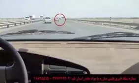 تعقیب و گریز پلیس و خودروی حامل مواد مخدر/ ویدئو
