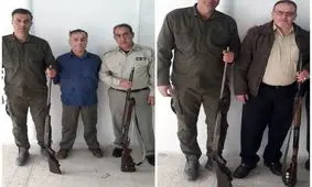 کشف و ضبط دو قبضه سلاح شکاری مجاز در خشکبیجار