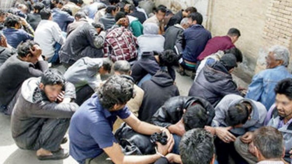 بازداشت 380 معتاد متجاهر در تهران