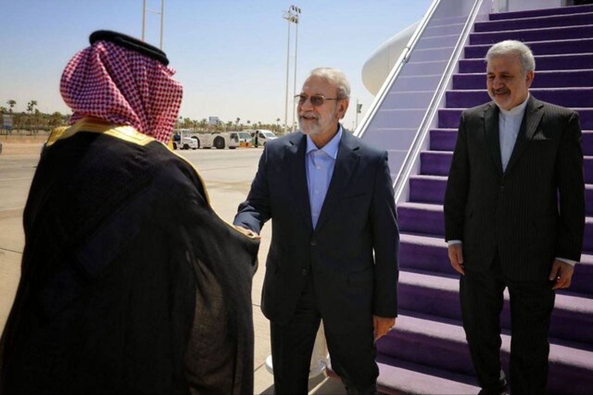 لاریجانی وارد ریاض شد