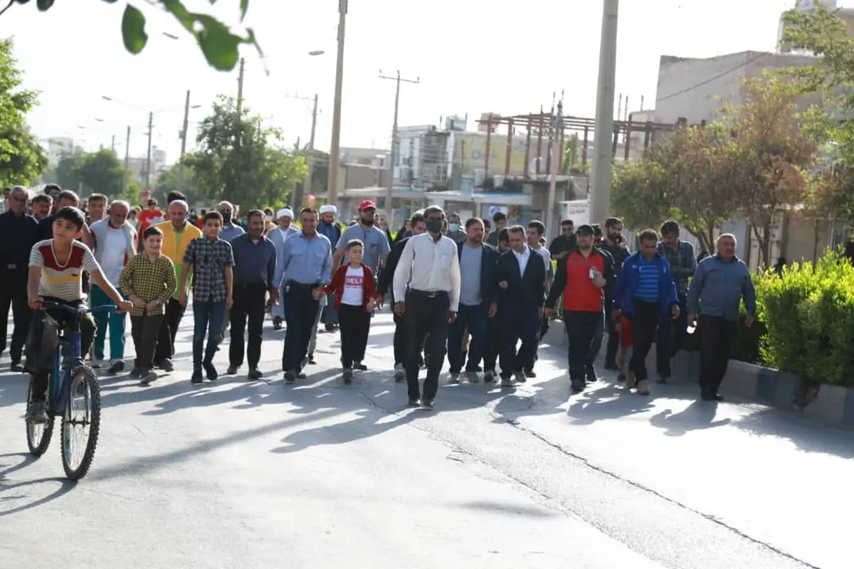 همایش بزرگ پیاده روی خانوادگی در شهرستان ایذه برگزار شد 

