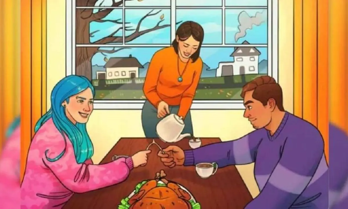 تست بینایی/ در کمتر از 6 ثانیه توجه خود را به عکس اتاق مهمان جلب کنید و خطا را پیدا کنید؟