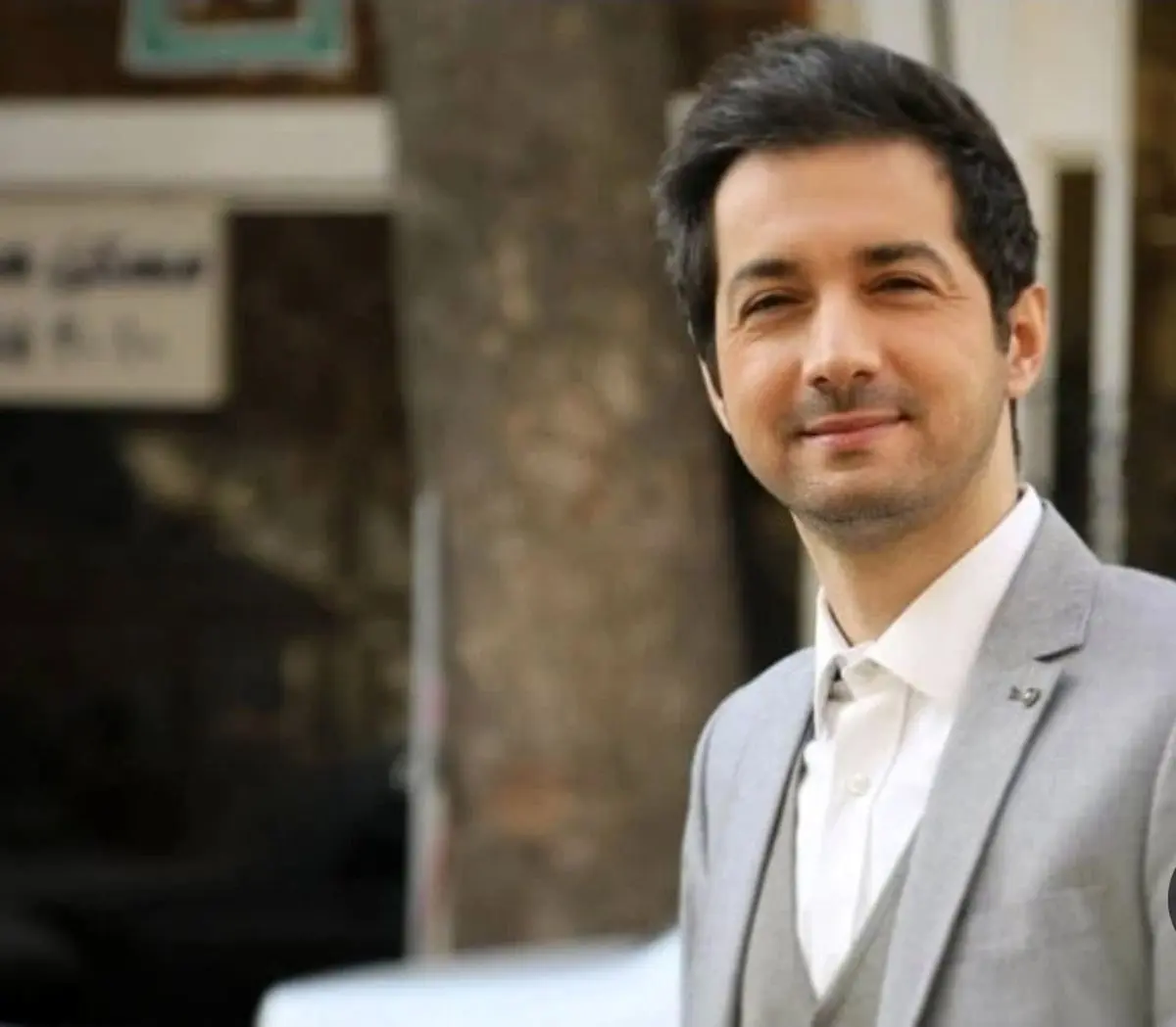 نجم‌الدین شریعتی و پسرش در کربلا/ عکس