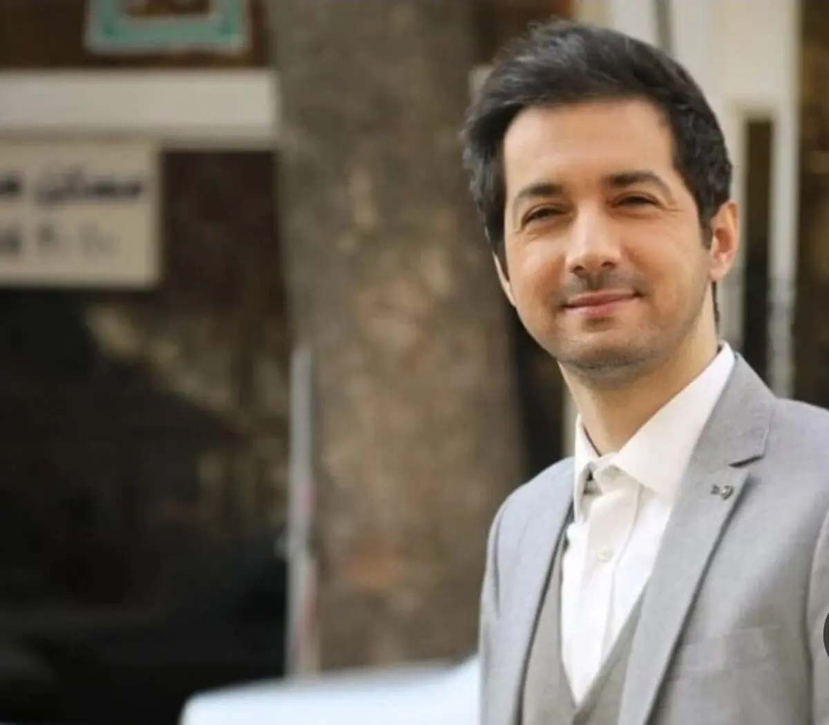 نجم‌الدین شریعتی و پسرش در کربلا/ عکس