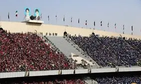 درگیری هواداران استقلال و پرسپولیس در آزادی/ ویدئو