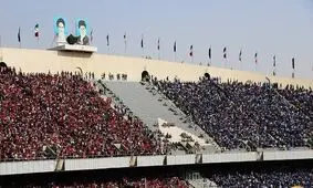 درگیری هواداران استقلال و پرسپولیس در آزادی/ ویدئو