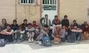 عملیات مرزبانی مریوان علیه قاچاق انسان؛ ۳۰ تبعه غیرمجاز دستگیر شدند