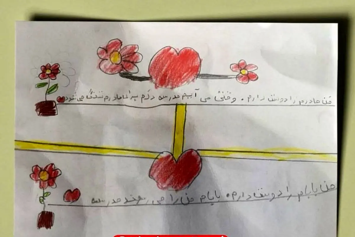 واکنش علی ضیا به کودکان شهید میناب | عکس