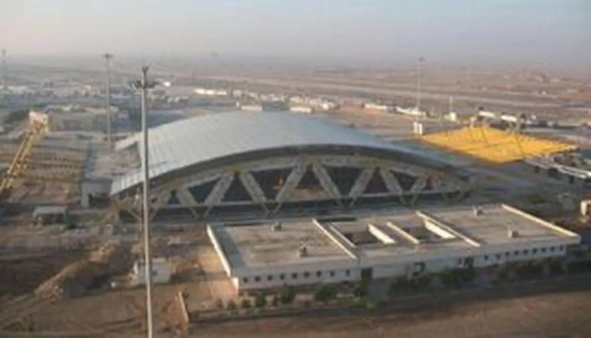آتش سوزی گسترده در پایانه مرزی شلمچه
