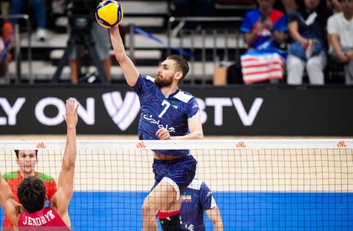 شگفتی‌سازی والیبال ایران مقابل آمریکا؛ بالاخره بردیم
