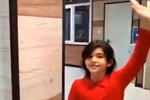 تارا حاج میری کودکی که در حمله امروز اسرائیل کشته شد