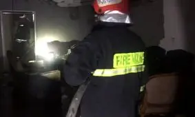 مهار آتش سوزی خانه ویلایی در رشت