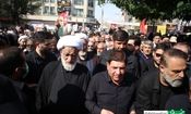 حضور آیت‌الله کعبی، علی لاریجانی و مخبر در تشییع پیکر سپهبد شهید غلامعلی رشید/ مشاور و دستیار رهبر انقلاب: اسرائیل به زودی ریشه‌کن خواهد شد/ ویدئو

