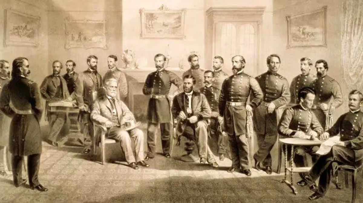 جنگ داخلی آمریکا پایان یافت؛ ۲۰ فروردین ۱۲۴۴