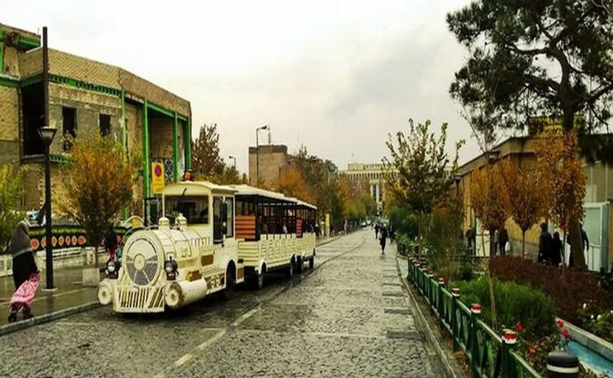 سفر در زمان؛ منظرۀ زیبای خیابان باب همایون در دوران ناصرالدین شاه