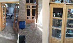 آسیب به ۲ دانشکده تاریخی دانشگاه هنر اصفهان بر اثر موج انفجار
