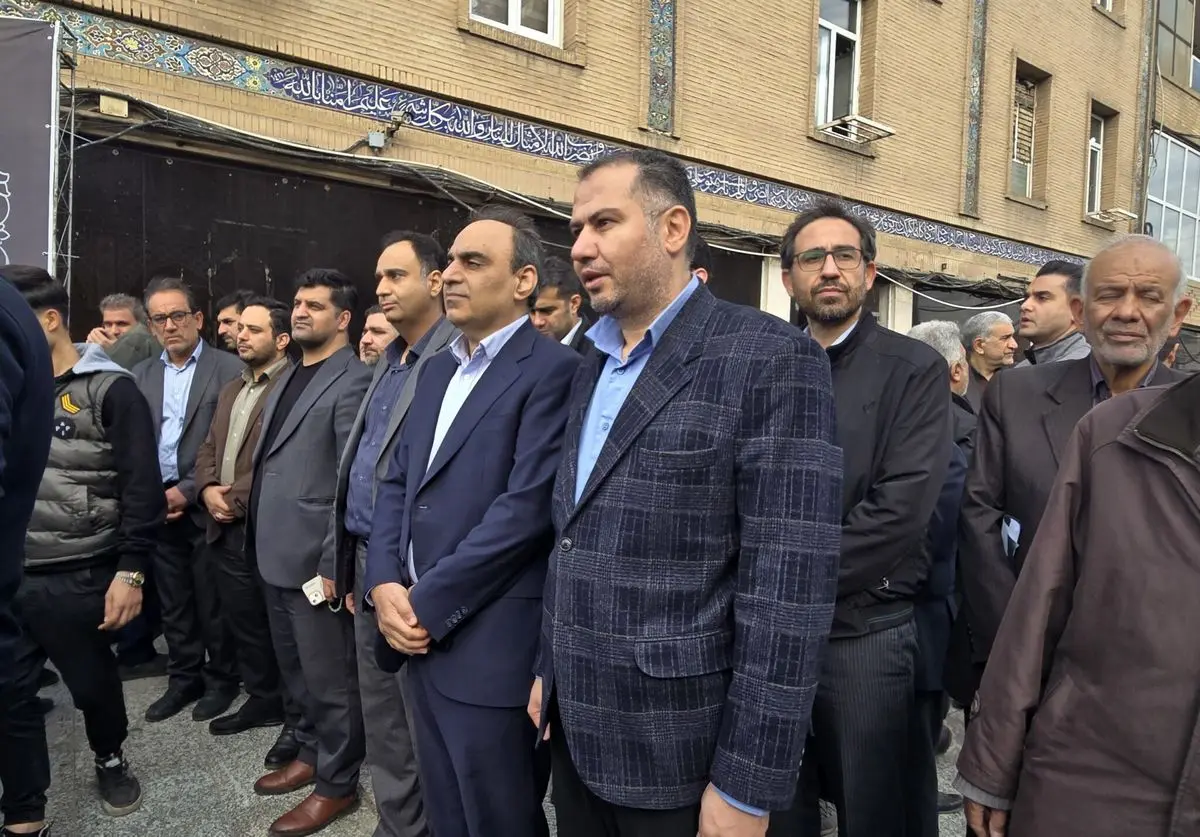 حضور مدیرعامل، هیئت‌ مدیره و کارکنان شرکت فولاد اکسین در مراسم تشییع مرحوم آیت الله شفیعی