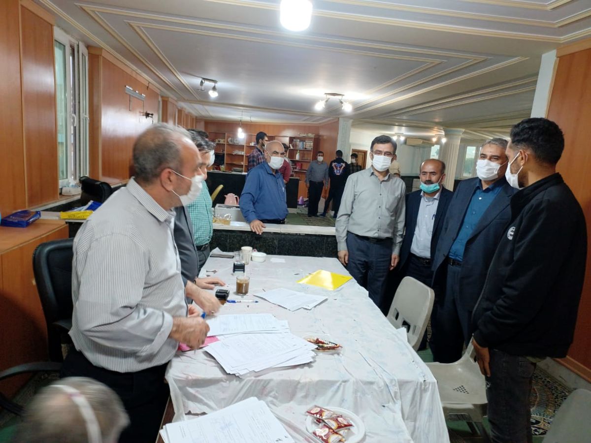 بازدید سردار شاهوار پور از محل برگزاری کمیسیون عالی پزشکی فاقدین مدارک سپاه

