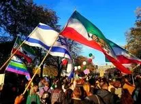 تجمع مونیخ شروع نشده گروه های برانداز به جان هم افتادند/ ویدئو