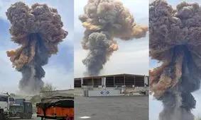 ریزش سقف ساختمان اداری بندر شهید رجایی بر سر کارمندان/ ویدئو