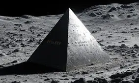 کشف یک هرم مرموز در نیمه پنهان ماه در تصاویر ماهواره‌ای ناسا