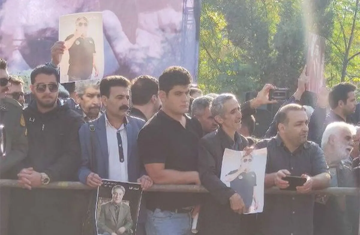  گلپا به خاک سپرده شد/ بی‌نظمی در مراسم مشایعت استاد گلپا/ ویدئو